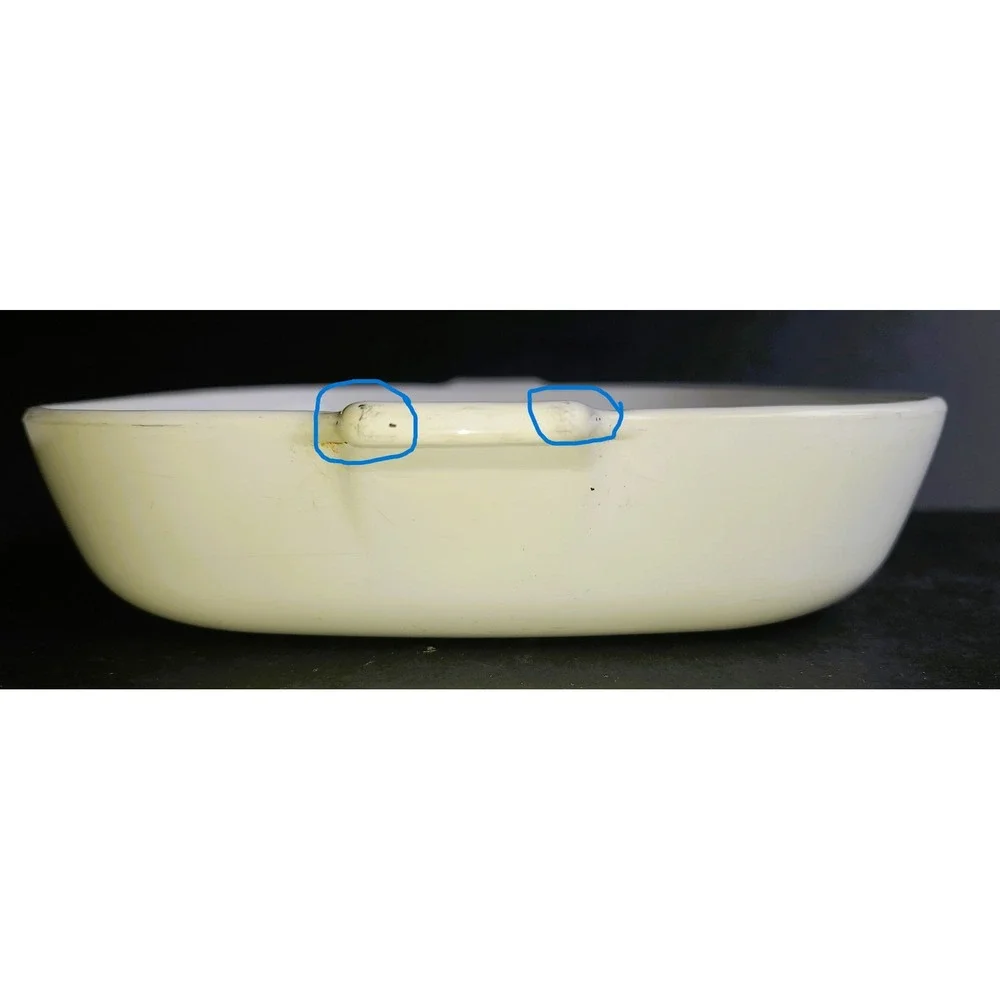 Vintage Corning Ware Cornflower Blue 10 Inch Square Casserole Dish P-10-Be